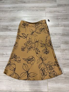 Karl Lagerfeld A- Line Floral Midi Skirt size 16